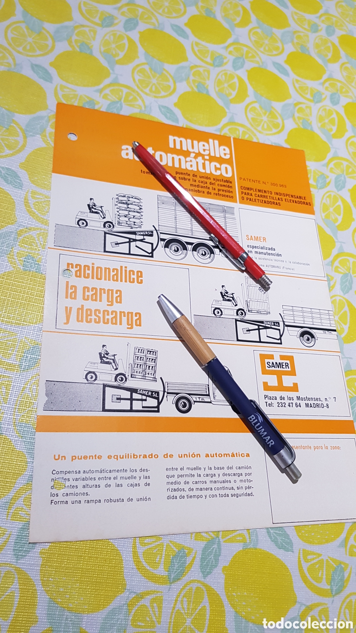 Cat&aacute;logos publicitarios: Muelle de carga Autom&aacute;tico Samer