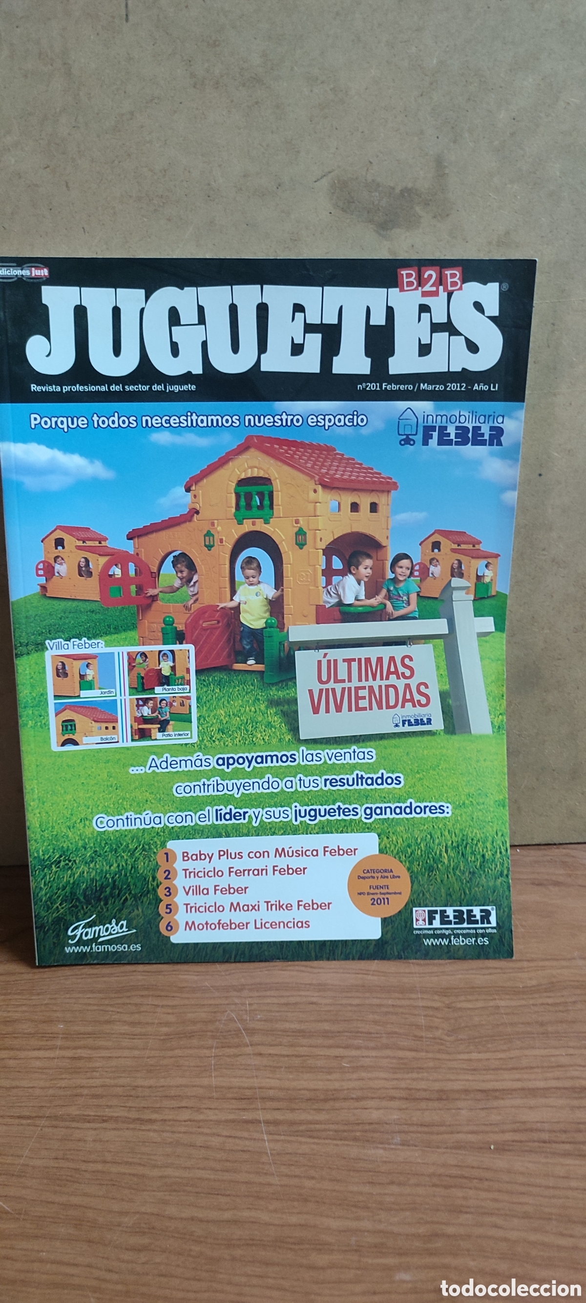 Cat&aacute;logos publicitarios: Catalogo de Juguetes B2B del a&ntilde;o 2011, Feber.
