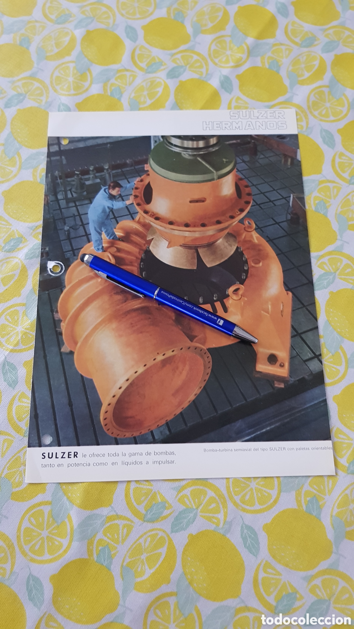 Cat&aacute;logos publicitarios: Bombas Sulzer hermanos