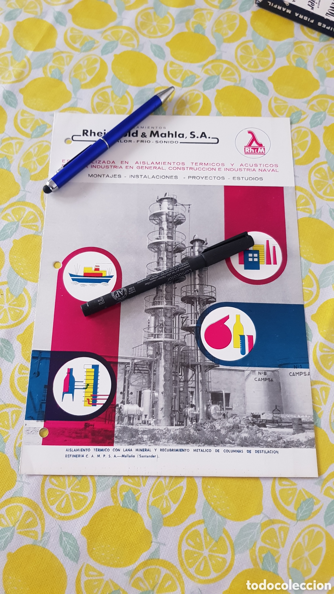 Cat&aacute;logos publicitarios: Aislamientos Rheinhold & Mahla S.A