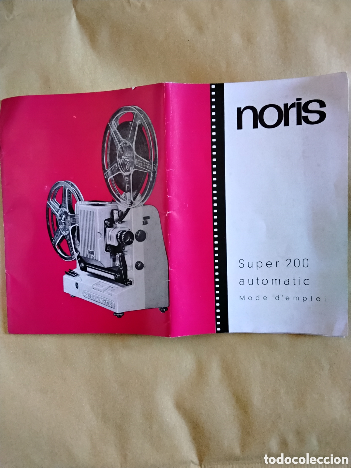 Cat&aacute;logos publicitarios: NORIS. SUPER 200 AUTOMATIC. PROYECTOR. MODO DE EMPLEO