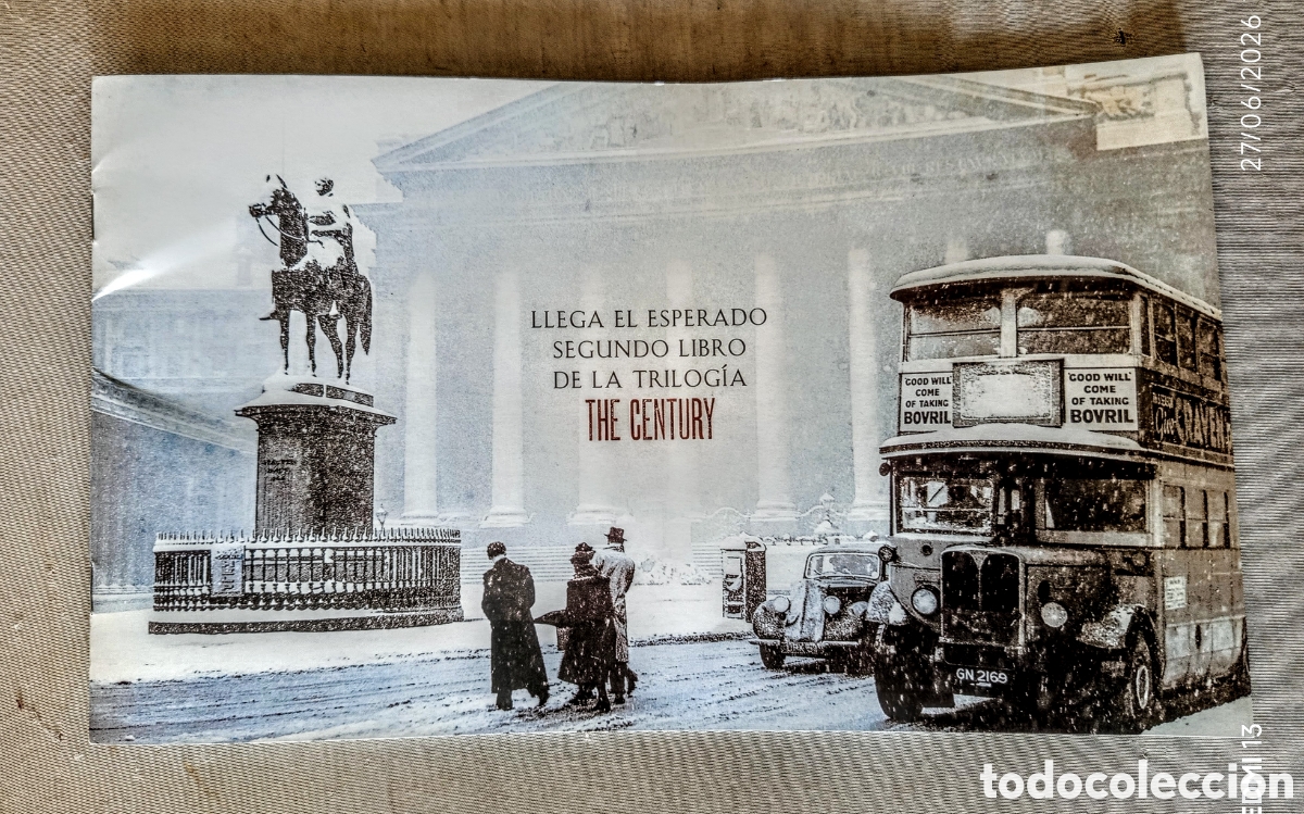 Cat&aacute;logos publicitarios: CAMPA&Ntilde;A LANZAMIENTO TRILOG&Iacute;A THE CENTURY. KEN FOLLETT