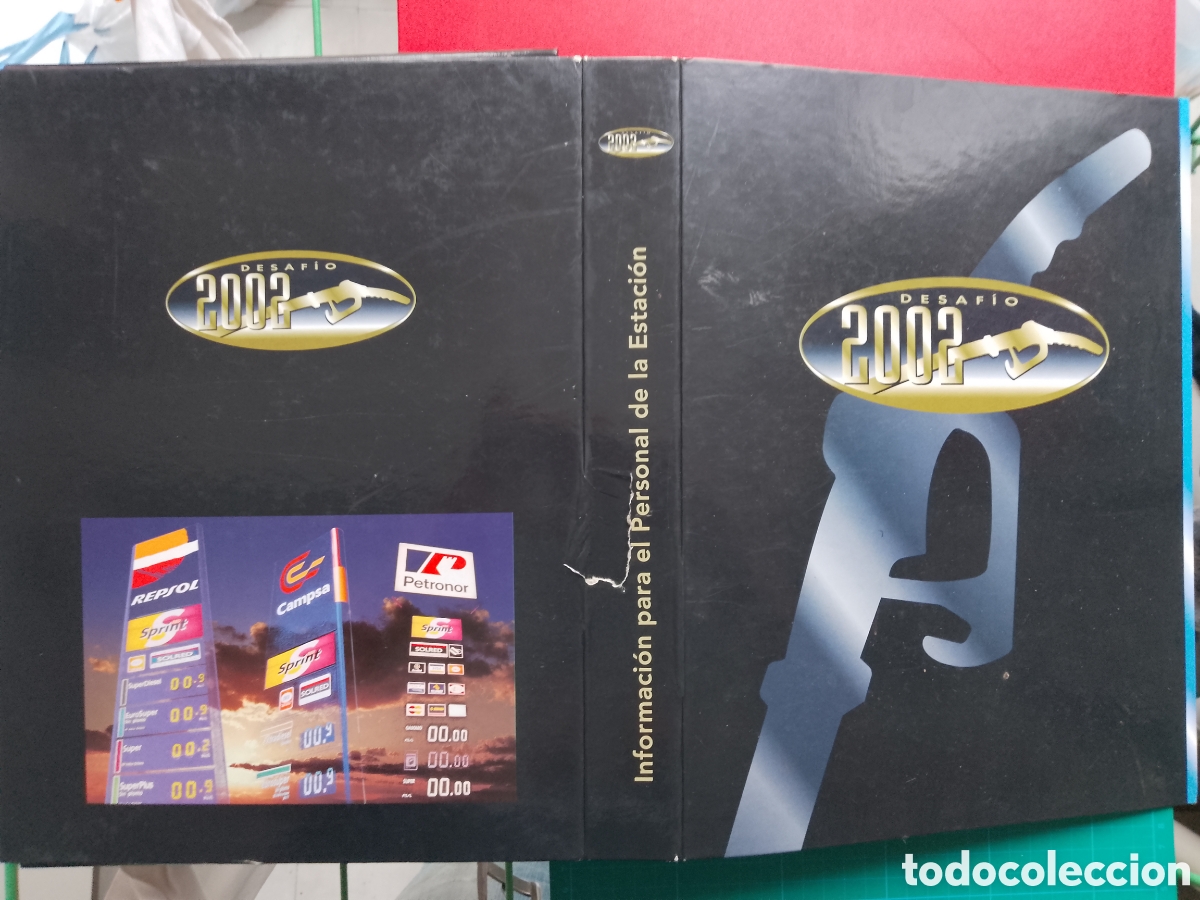 Cat&aacute;logos publicitarios: CARPETA DESAFIO 2002 CAMPSA REPSOL PETRONOR . INFORMACION PARA EL PERSONAL DE LA ESTACI&Oacute;N