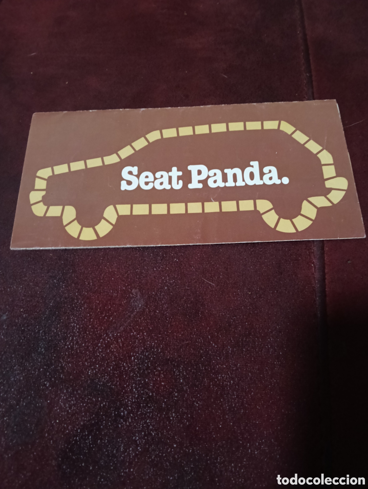Cat&aacute;logos publicitarios: Folleto Seat Panda a&ntilde;os 80