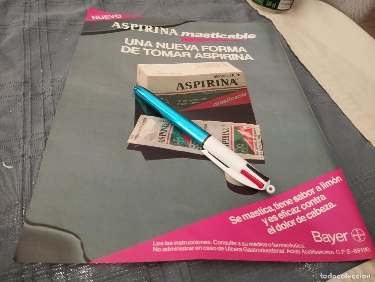 Cat&aacute;logos publicitarios: ASPIRINA ANUNCIO PUBLICIDAD REVISTA 1989 BONITO PARA ENMARCAR