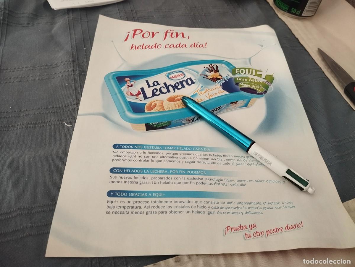 Cat&aacute;logos publicitarios: HELADO LA LECHERA NESTLE ANUNCIO PUBLICIDAD REVISTA 2007 BONITO PARA ENMARCAR