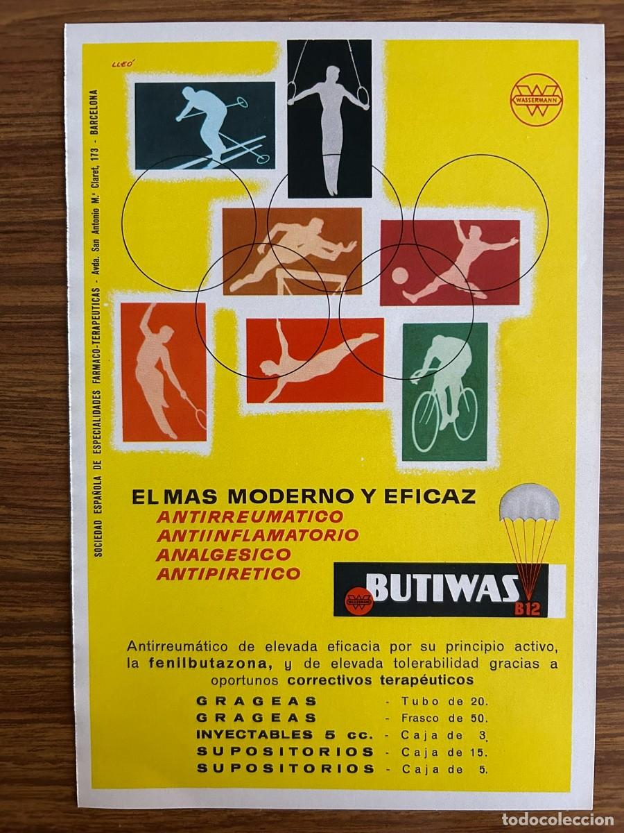 Cat&aacute;logos publicitarios: HOJA PUBLICITARIA BUTIWAS B - WASSERMANN - A&Ntilde;O 1967