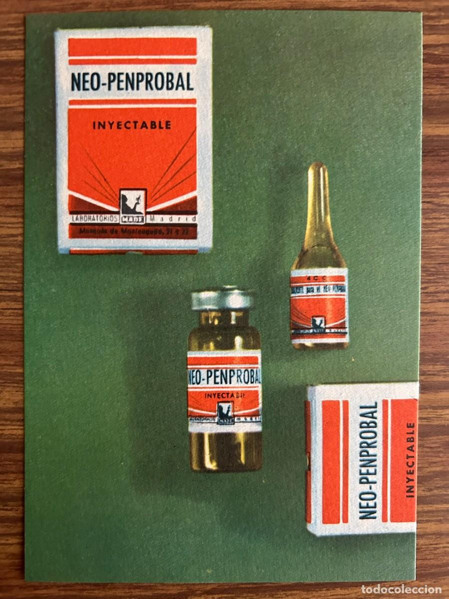 Cat&aacute;logos publicitarios: HOJA PUBLICITARIA DE LANZAMIENTO DE NEO-PENPROBAL INYECTABLE DE LABORATORIOS MADE - A&Ntilde;O 1962