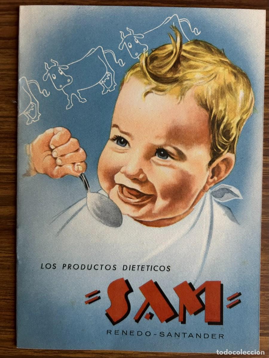 Cat&aacute;logos publicitarios: CAT&Aacute;LOGO PUBLICITARIO PRODUCTOS DIET&Eacute;TICOS SAM - LECHE MATERNIZADA - RENEDO CANTABRIA - 1952
