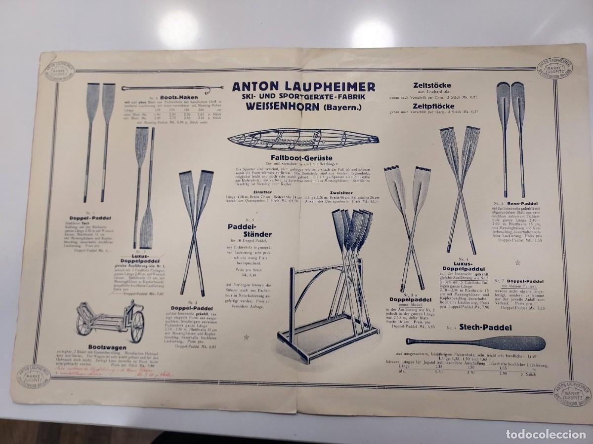 Cat&aacute;logos publicitarios: ANTON LAUPHEIMER SKI SPORTGERATE. FABRIK. WEISSENHORN (BAYERN) SOMMERSPORT. Cat&aacute;logo deportivo