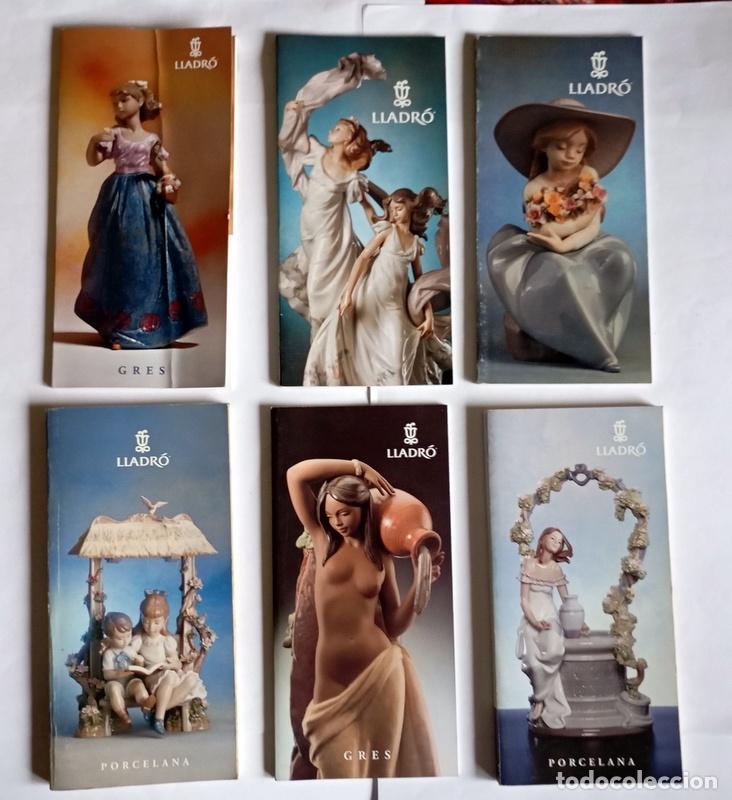 Cat&aacute;logos publicitarios: LOTE DE SEIS CATALOGOS DE LA PRETIGIOSA EMPRESA DE PORCELANAS LLADRO