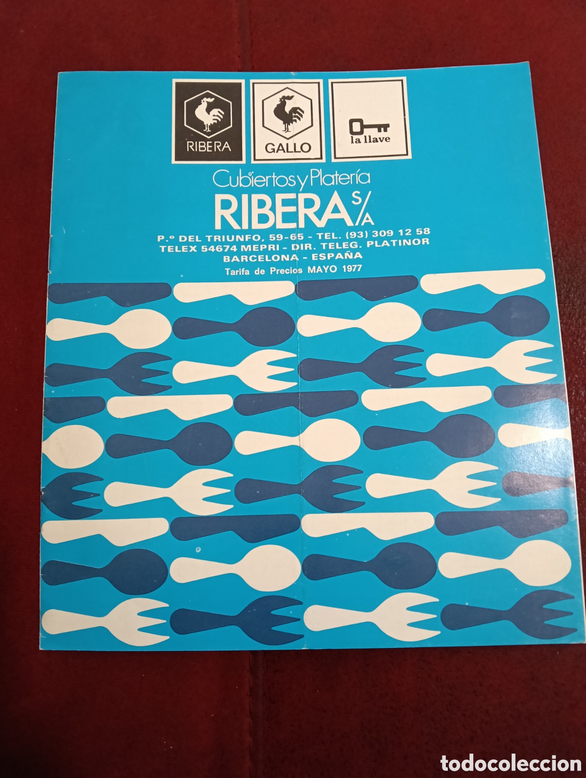 Cat&aacute;logos publicitarios: Catalogo cocina cuberter&iacute;a Ribera