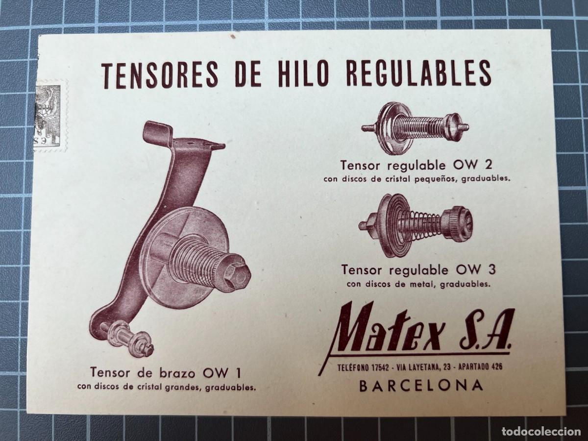 Cat&aacute;logos publicitarios: Barcelona. Matex S.A. Tensores de Hilo Regulables. tc1440