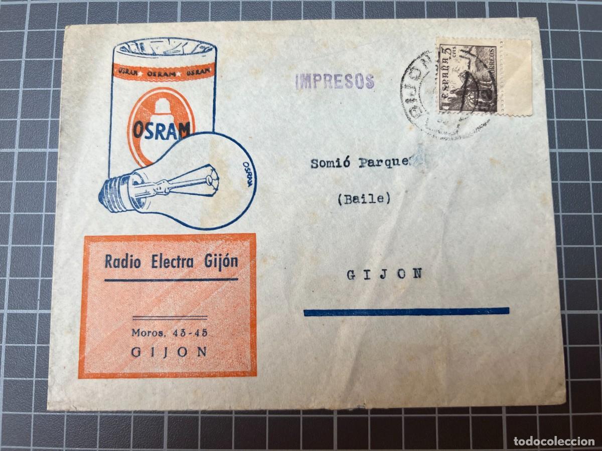 Cat&aacute;logos publicitarios: Gij&oacute;n. Radio Electra Gij&oacute;n OSRAM. tc1457