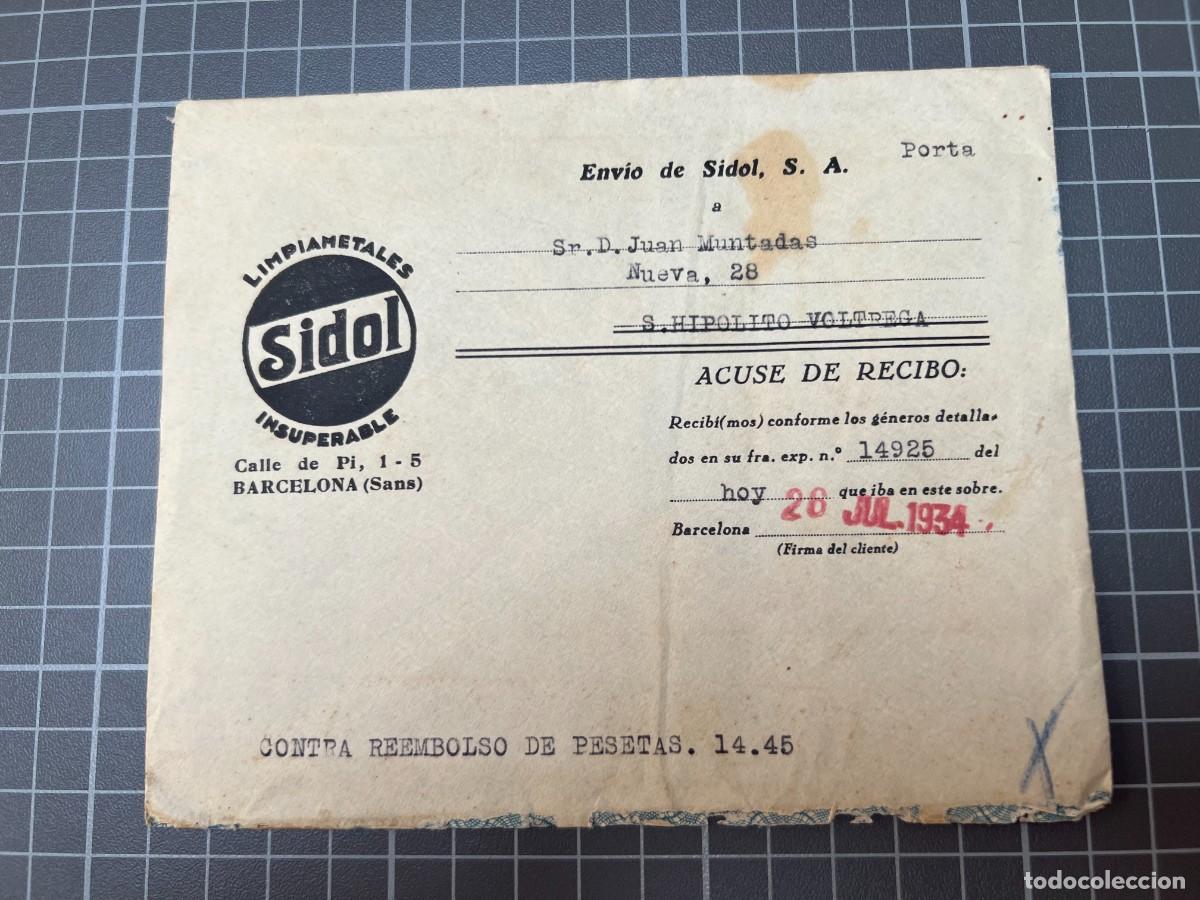 Cat&aacute;logos publicitarios: Barcelona, Sans. Sidol S.A. Limpiametales Insuperable. tc1467