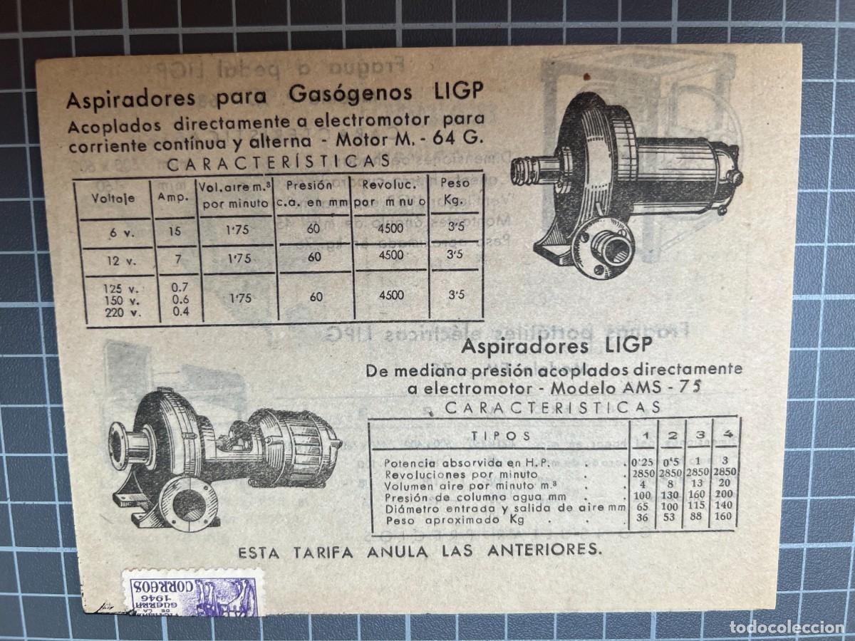 Advertising Catalogs: Tarragona. An&oacute;nima. Aspiradores para Gas&oacute;genos LIGP. tc1471