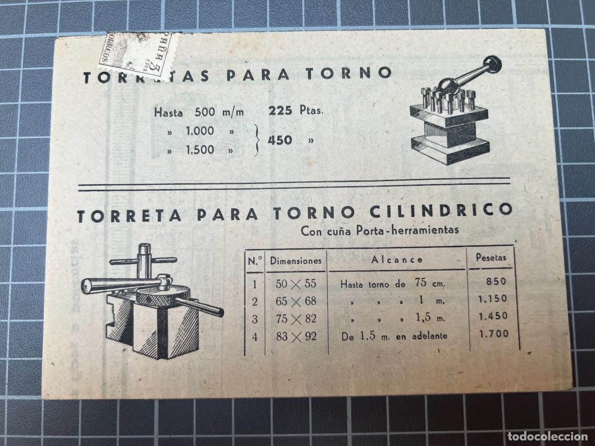 Advertising Catalogs: Tarragona. An&oacute;nima. Torretas para Torno. tc1474