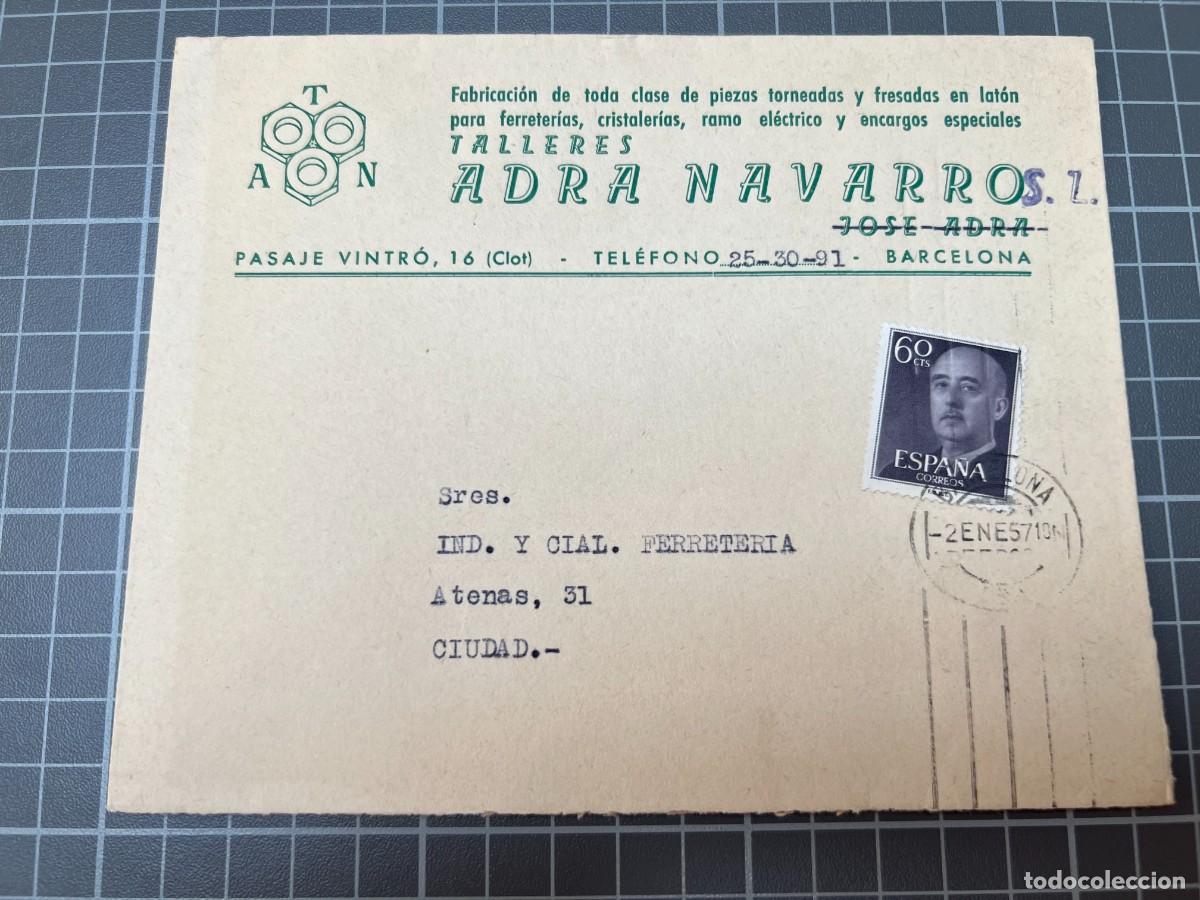 Cat&aacute;logos publicitarios: Barcelona. Talleres Adra Navarro S.L. 1957. tc1492