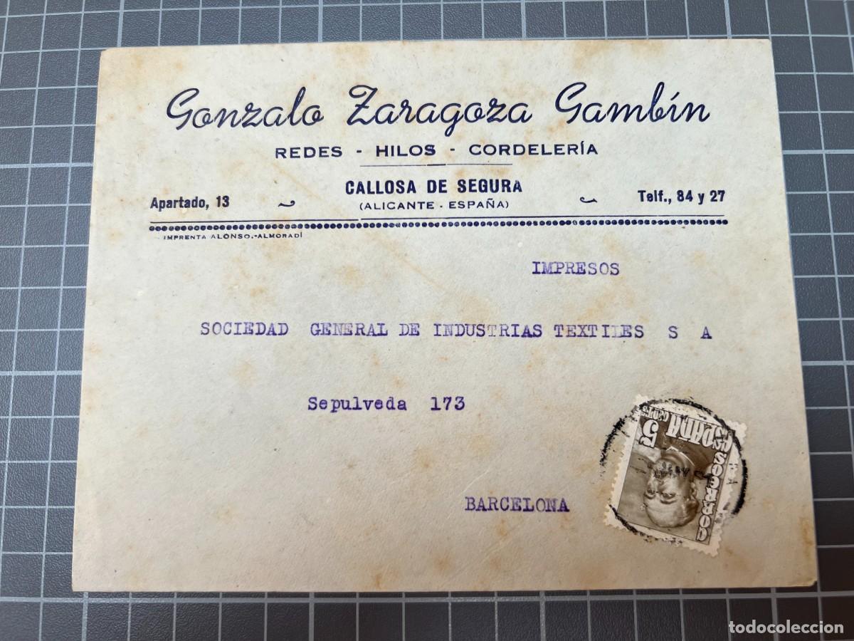 Cat&aacute;logos publicitarios: Alicante. Gonzalo Zaragoza Gamb&iacute;n. Redes, Hilos, Cordeler&iacute;a. tc1497