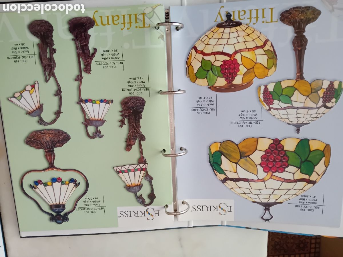 Cat&aacute;logos publicitarios: Catalogo 2006 l&aacute;mparas Eskriss Tiffany