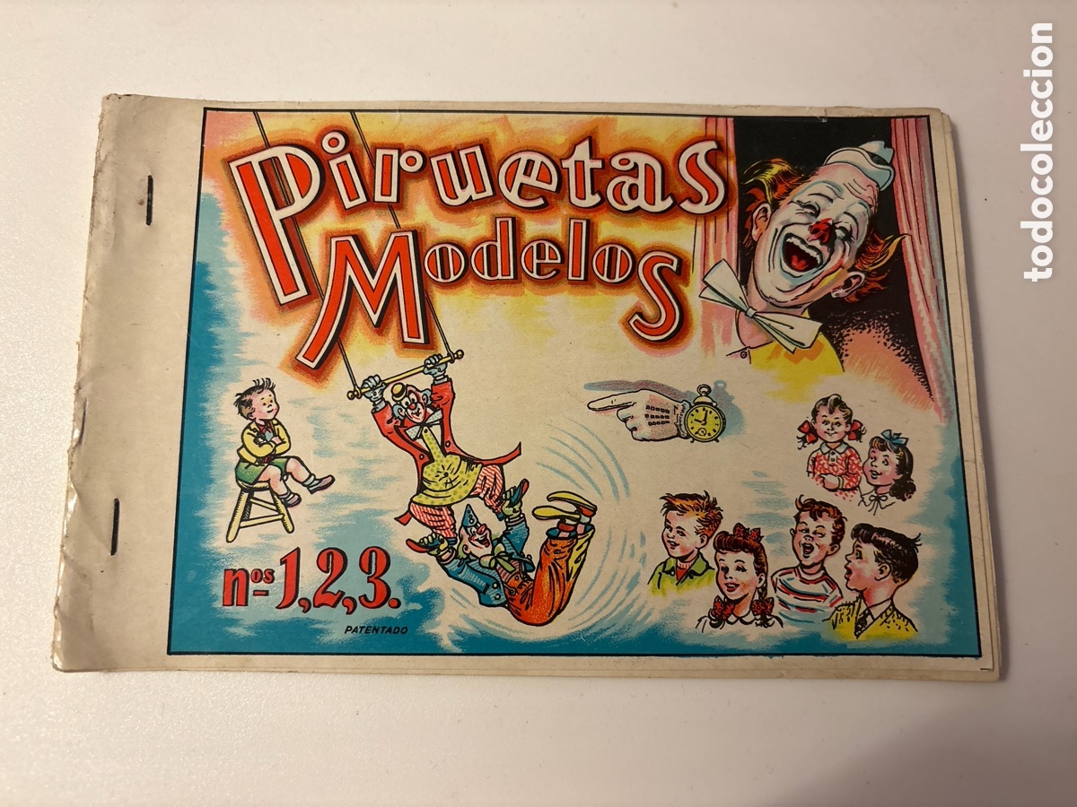 Cat&aacute;logos publicitarios: CAT&Aacute;LOGO ANTIGUO DE PIRUETAS MODELOS ( CIRCO PAYASOS &hellip;)