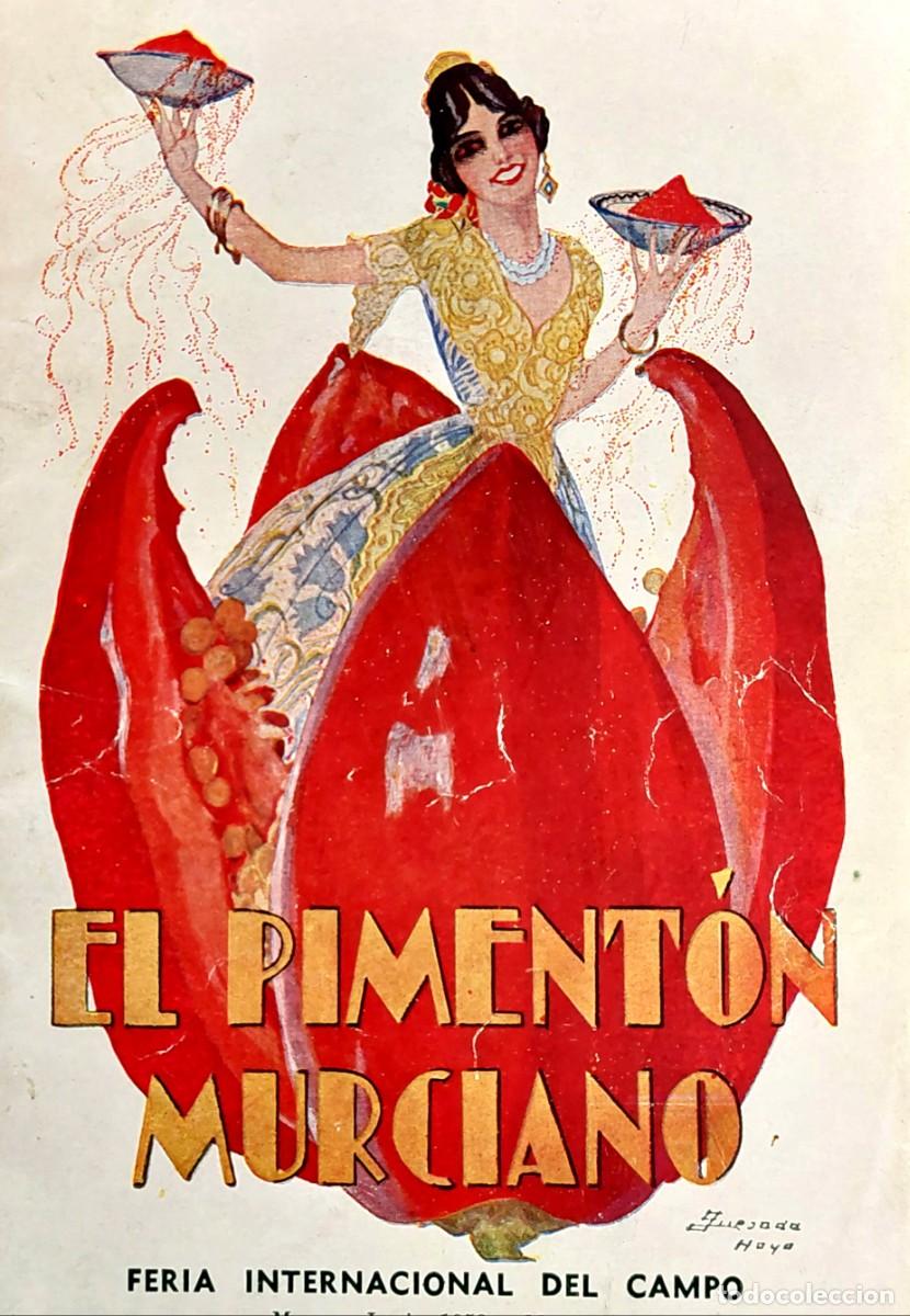 Cat&aacute;logos publicitarios: ANTIGUA PUBLICIDAD ( EL PIMENT&Oacute;N MURCIANO ) FERIA INTERNACIONAL DEL CAMPO 1953