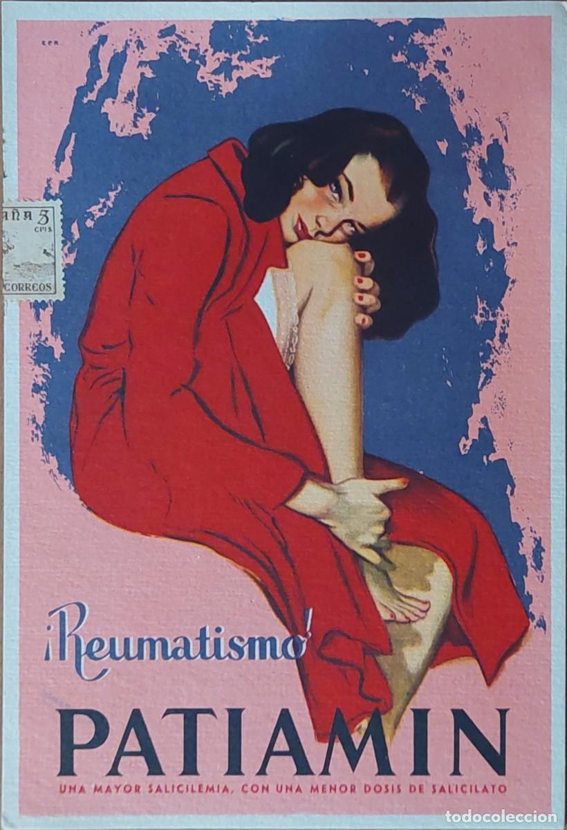 Cat&aacute;logos publicitarios: ANTIGUA PUBLICIDAD POSTAL ( PATIAMIN ) de LABORATORIOS LABEN MADRID 1940