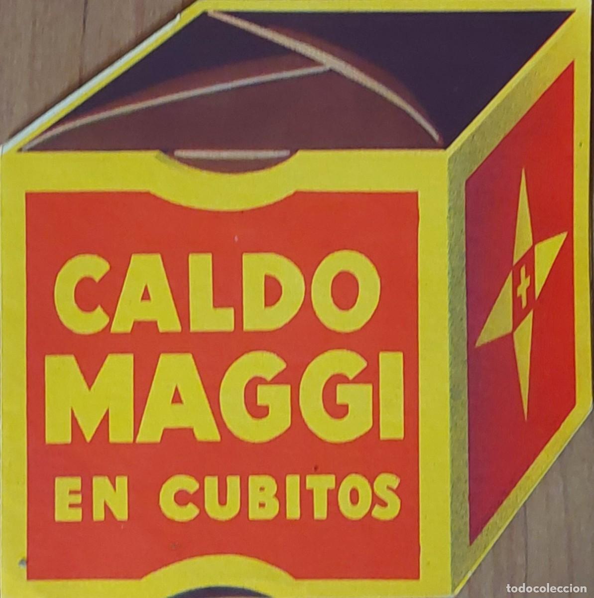Cat&aacute;logos publicitarios: ANTIGUA PUBLICIDAD DESPLEGABLE ( MAGGI ) 1947