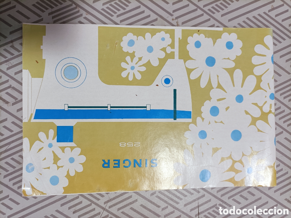 Cat&aacute;logos publicitarios: Manual maquina de coser Singer 258