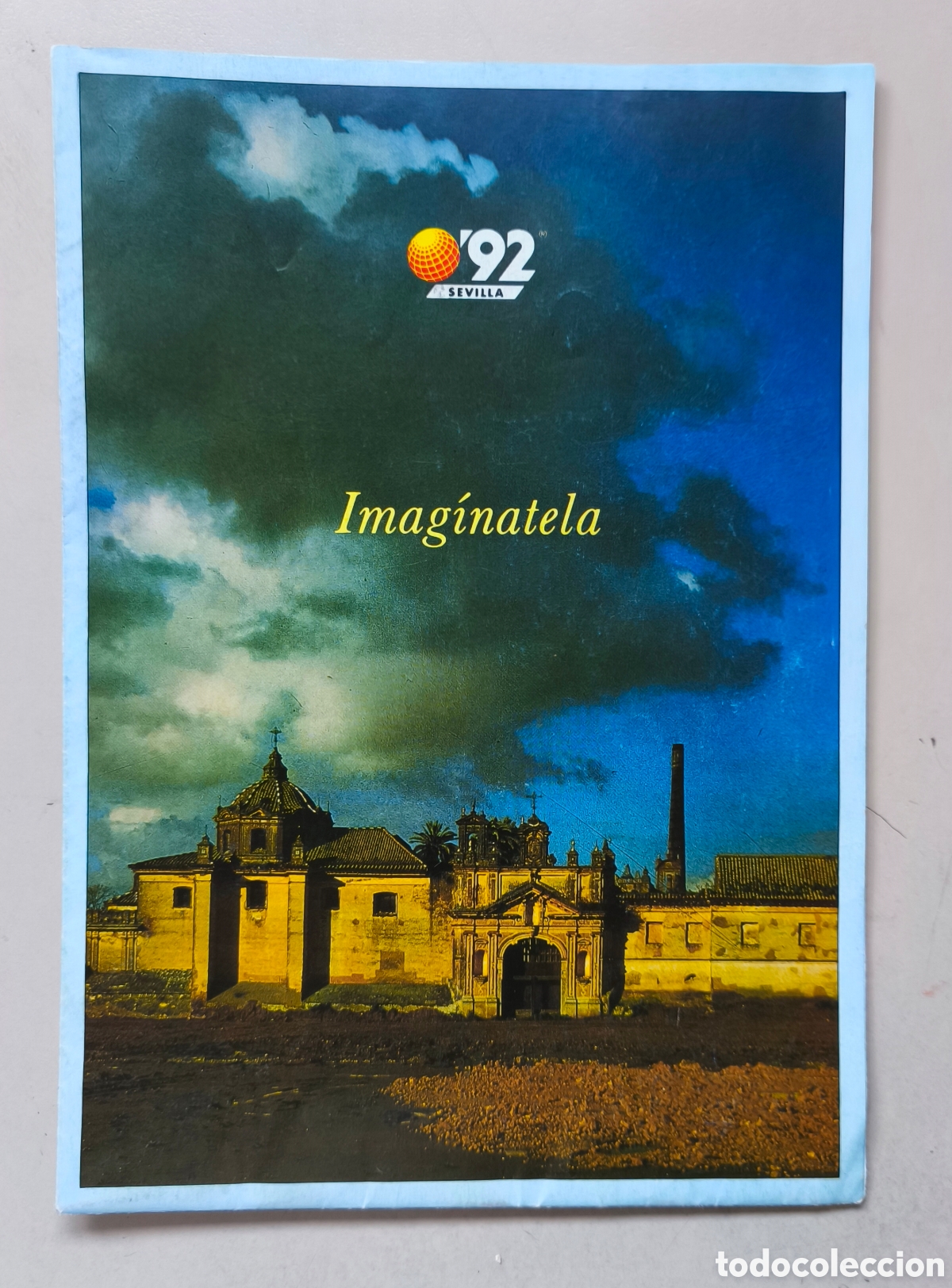 Cat&aacute;logos publicitarios: EXPO. 92. SEVILLA. IMAG&Iacute;NATELA. DESPLEGABLE.