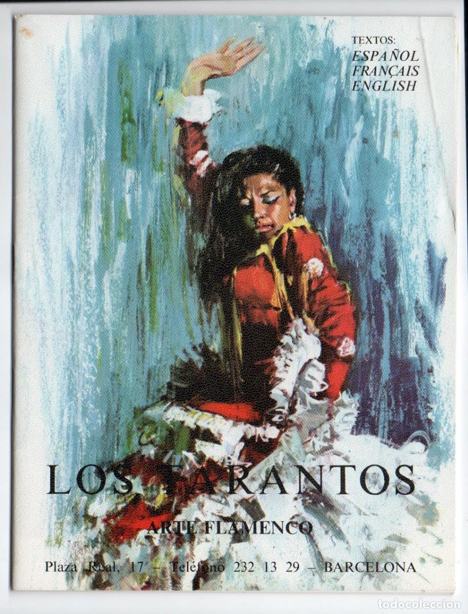 Cat&aacute;logos publicitarios: REVISTA LOS TARANTOS, ARTE FLAMENCO DE 1968. FOTOS EN COLOR Y B/N, TEXTO ESPA&Ntilde;OL, FRANCES E ITALIANO