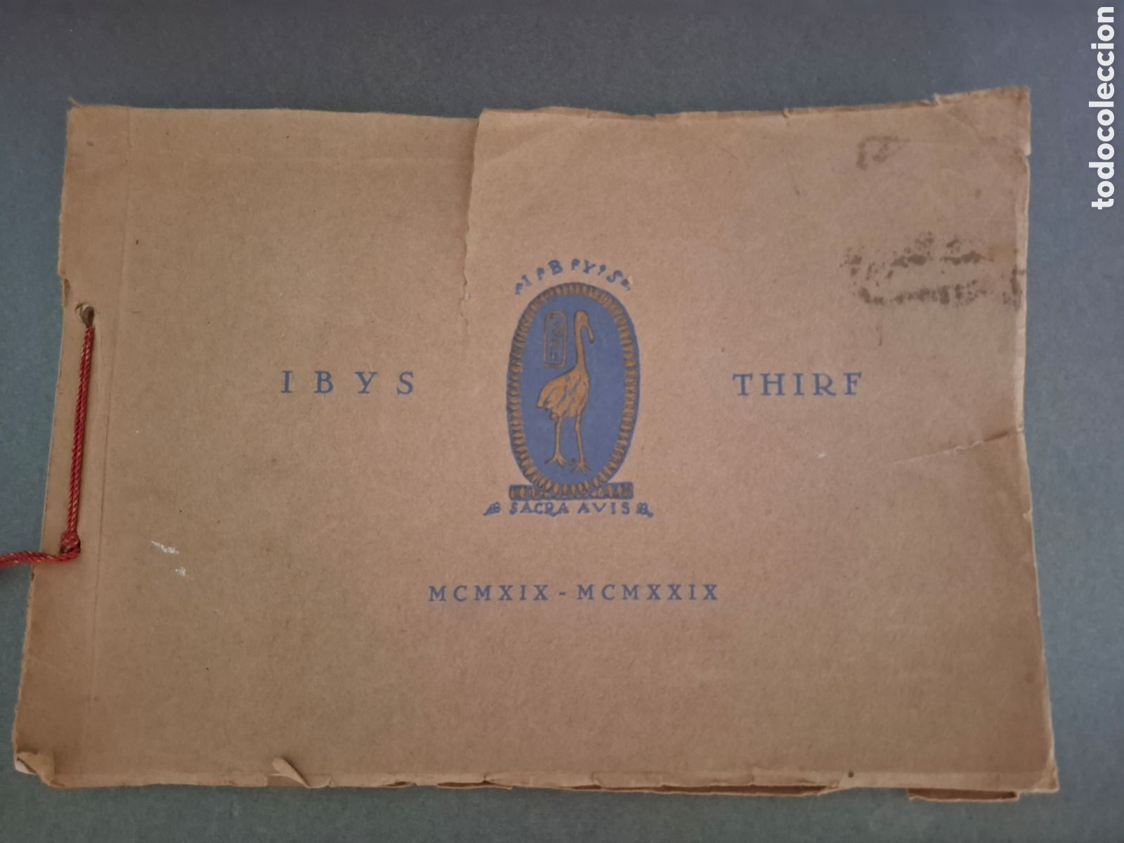 Cat&aacute;logos publicitarios: Laboratorios IBYS y THIRF - Instituto de biolog&iacute;a y sueroterapia - 1929