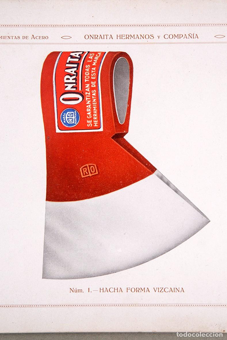 Cat&aacute;logos publicitarios: Cat&aacute;logo - F&aacute;brica de Herramientas de Acero - O&ntilde;ate - c. 1940