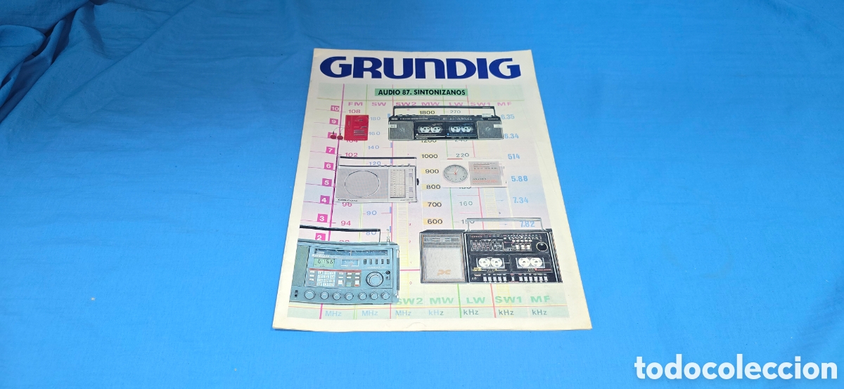 Cat&aacute;logos publicitarios: CATALOGO GRUNDIG AUDIO 87