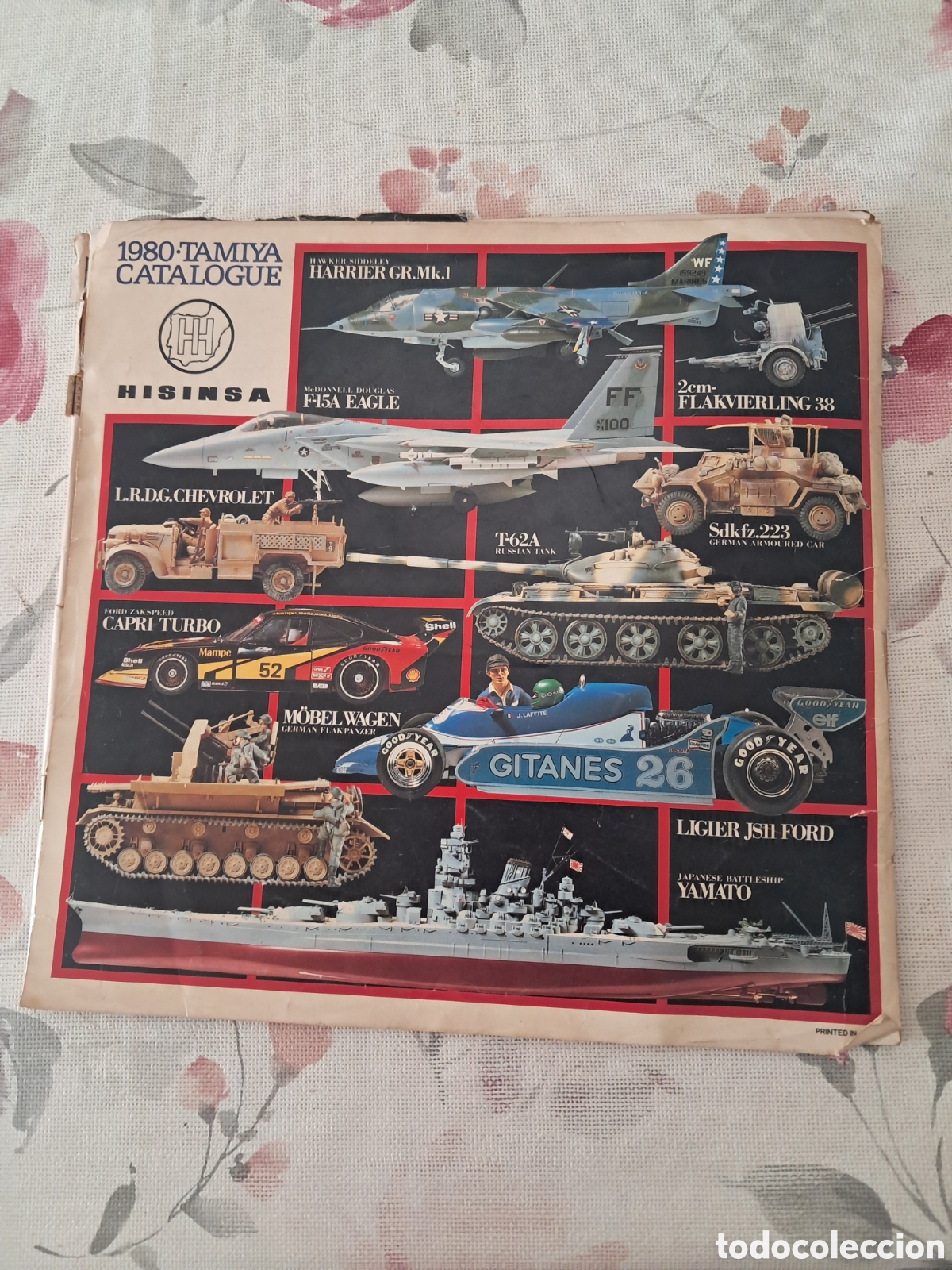 Cat&aacute;logos publicitarios: Catalogo maquetas Tamiya 1980