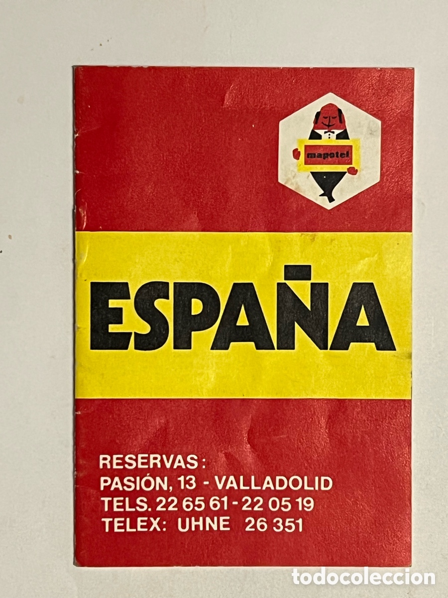 Cat&aacute;logos publicit&aacute;rios: ESPE&Ntilde;A.. Breve Gu&iacute;a de la cadena hotelera MAPOTEL (a.1972)