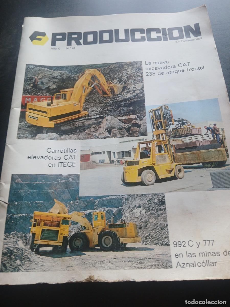 Cat&aacute;logos publicitarios: Antiguo catalogo revista producci&oacute;n de caterpillar .34 paginaa&ntilde;o 1979