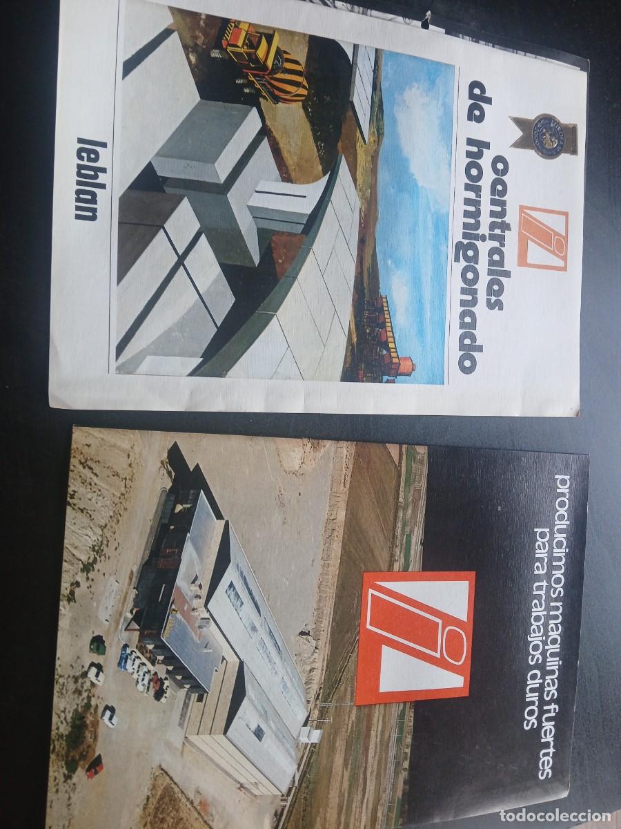 Cat&aacute;logos publicitarios: Catalogo de maquinaria centrales hormig&oacute;nada y m&aacute;quinas trabajo duros de leblan 6 &euro; unid Alfinden