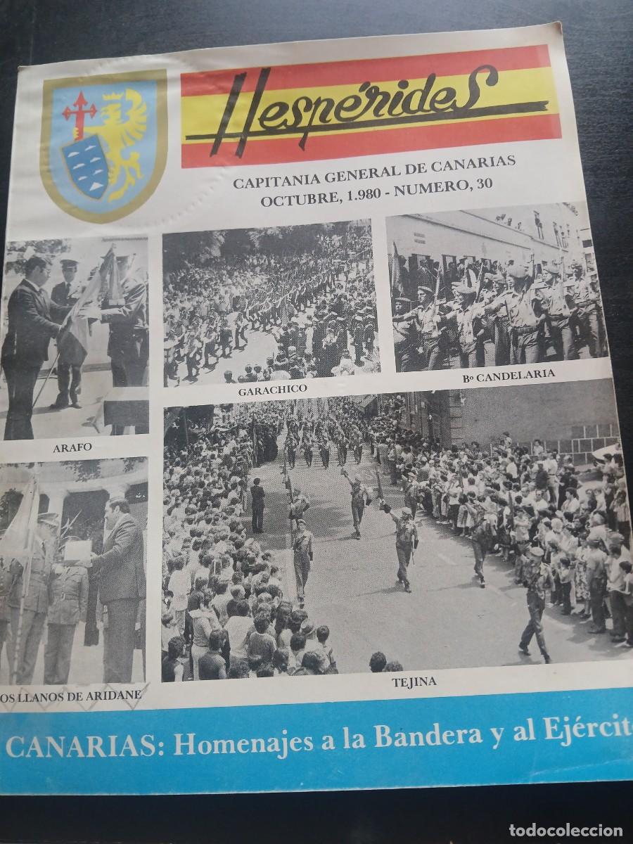 Cat&aacute;logos publicitarios: Antiguo librillo militar hesperides capitan&iacute;a general de canarias a&ntilde;o 1980 provincia Tenerife