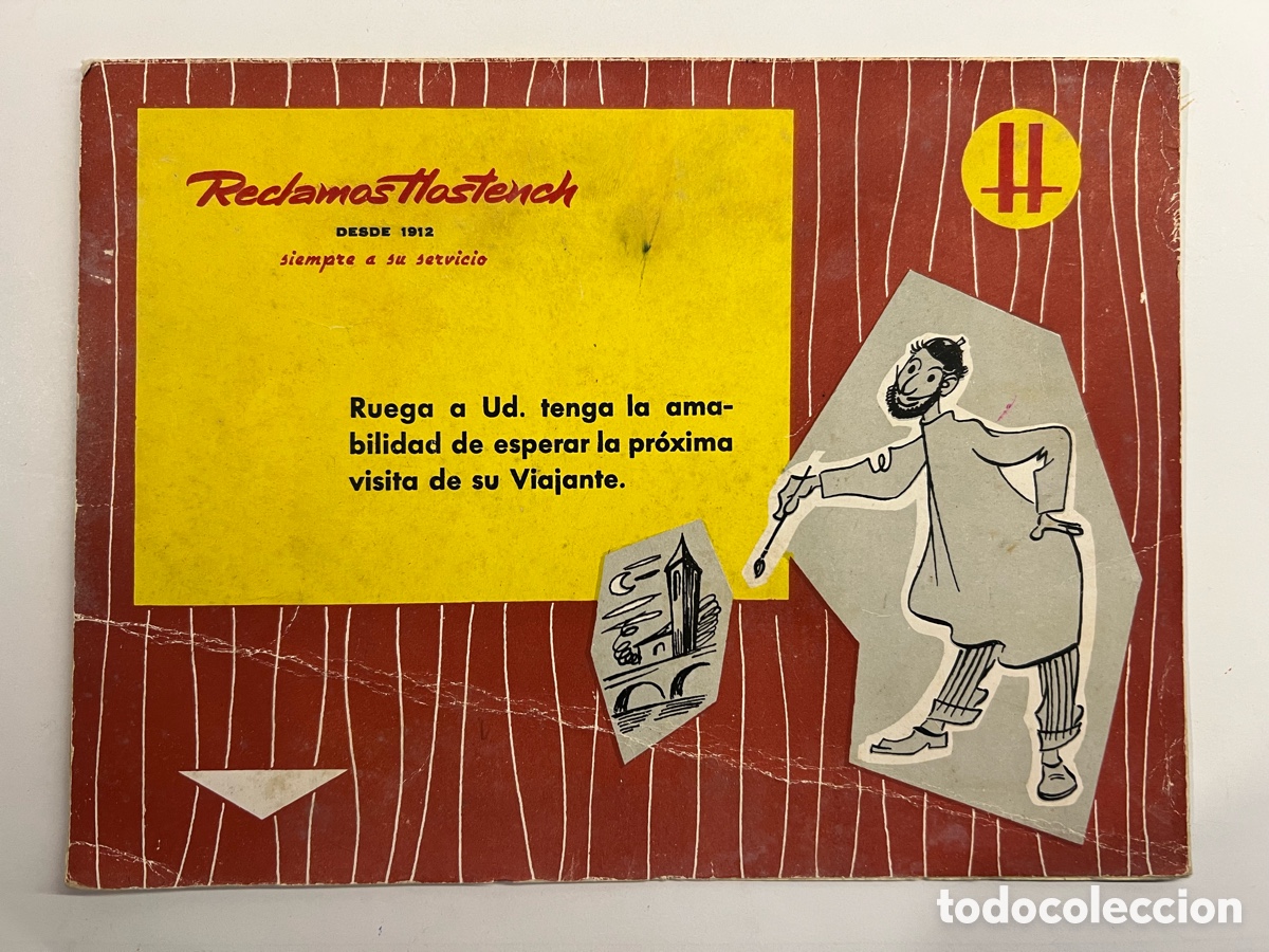 Cat&aacute;logos publicitarios: RECLAMOS HOSTENCH desde 1912 siempre a su servicio.. Barcelona Calendario (a.1959) publicidad