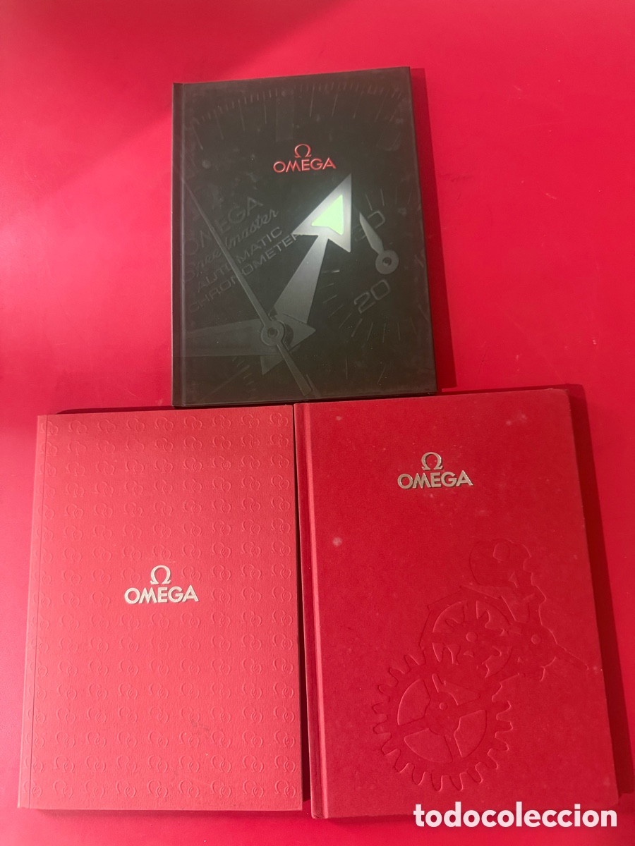 Cat&aacute;logos publicitarios: Lote de 3 cat&aacute;logos originales OMEGA - Seamaster,