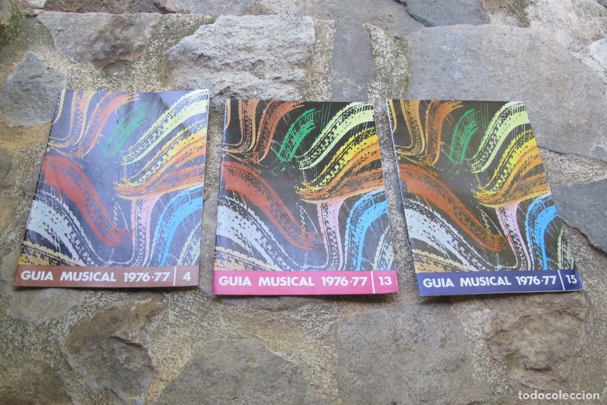 Cat&aacute;logos publicitarios: GUIA MUSICAL 1976 - 1977 , 4, 13, 15 ASOCIACION DE CULTURA MUSICAL DE BARCELONA