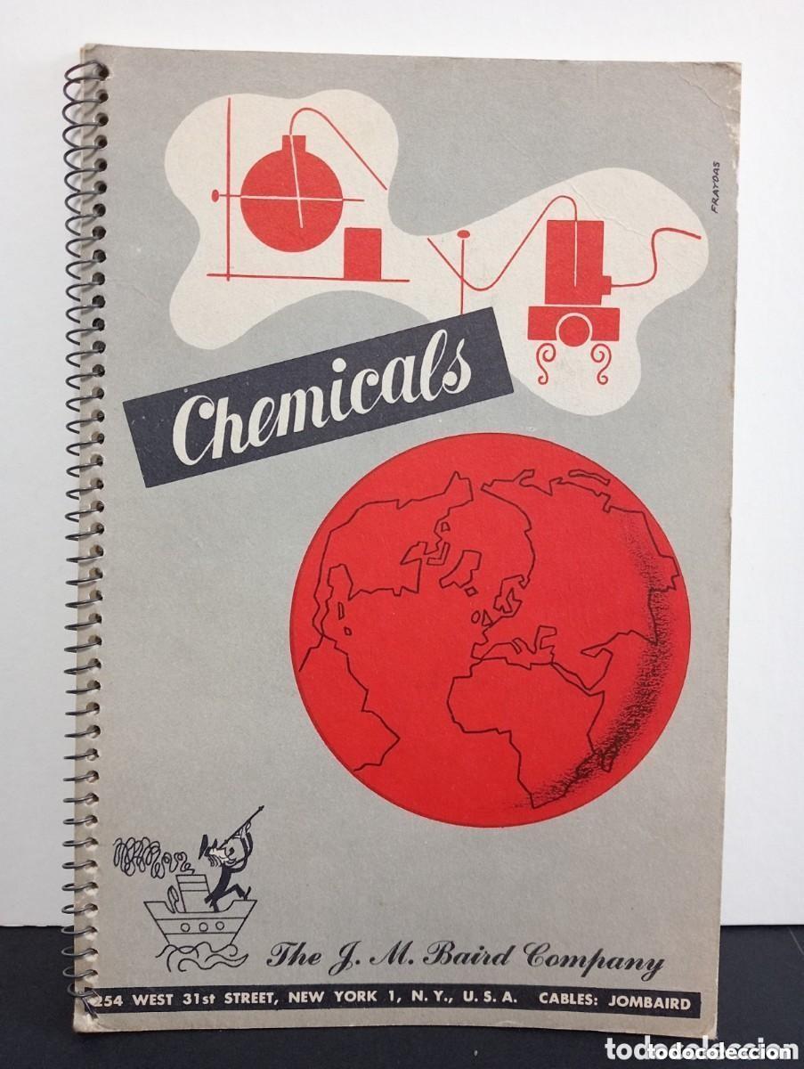 Cat&aacute;logos publicit&aacute;rios: NEW YORK 1952 - BAIRD CHEMICALS FOR INDUSTRY CATALOG + COMMERCIAL LETTER - THE J. M. BAIRD COMPANY