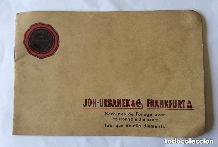 Advertising Catalogs: CATALOGUE - JOH-URBANEK & Co. FRANKFURT. OUTILS DIAMANTS. TOURNEURS-DIAMANTS, MACHINES DE FORAGE...