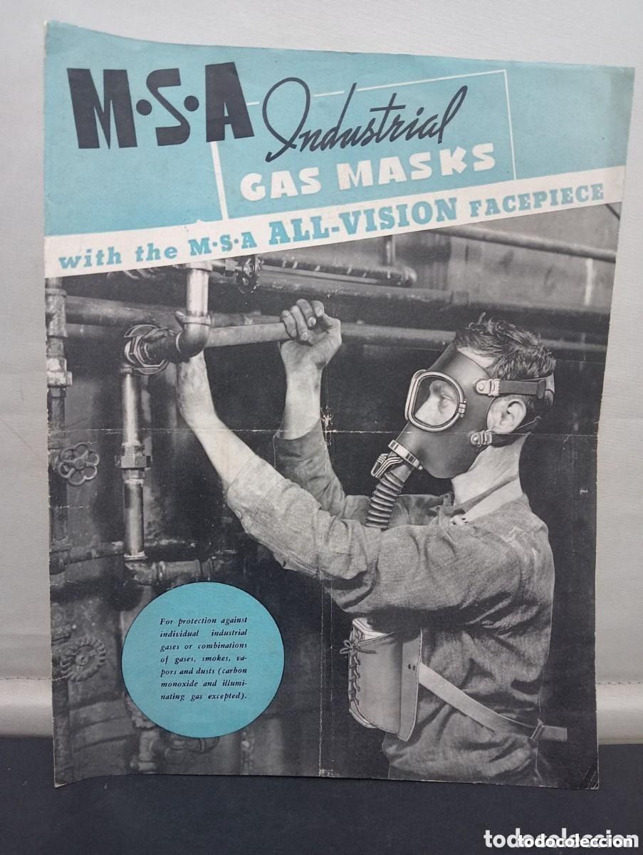 Advertising Catalogs: M.S.A. INDUSTRIAL GAS MASKS. ALL VISION FACEPIECE. TANK GAUGER. MINE SAFETY APPLIANCES Co.