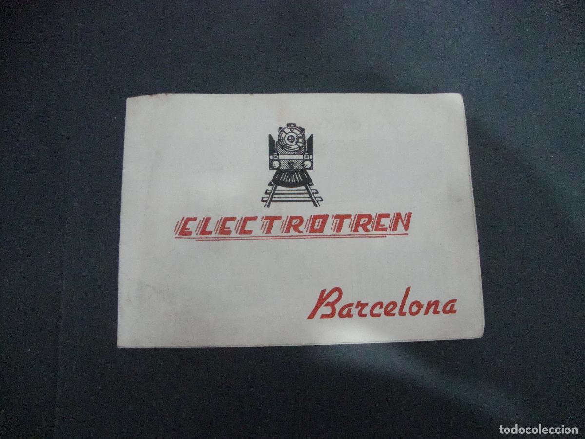 Cat&aacute;logos publicitarios: ANTIGUO CATALOGO ELECTROTREN BARCELONA