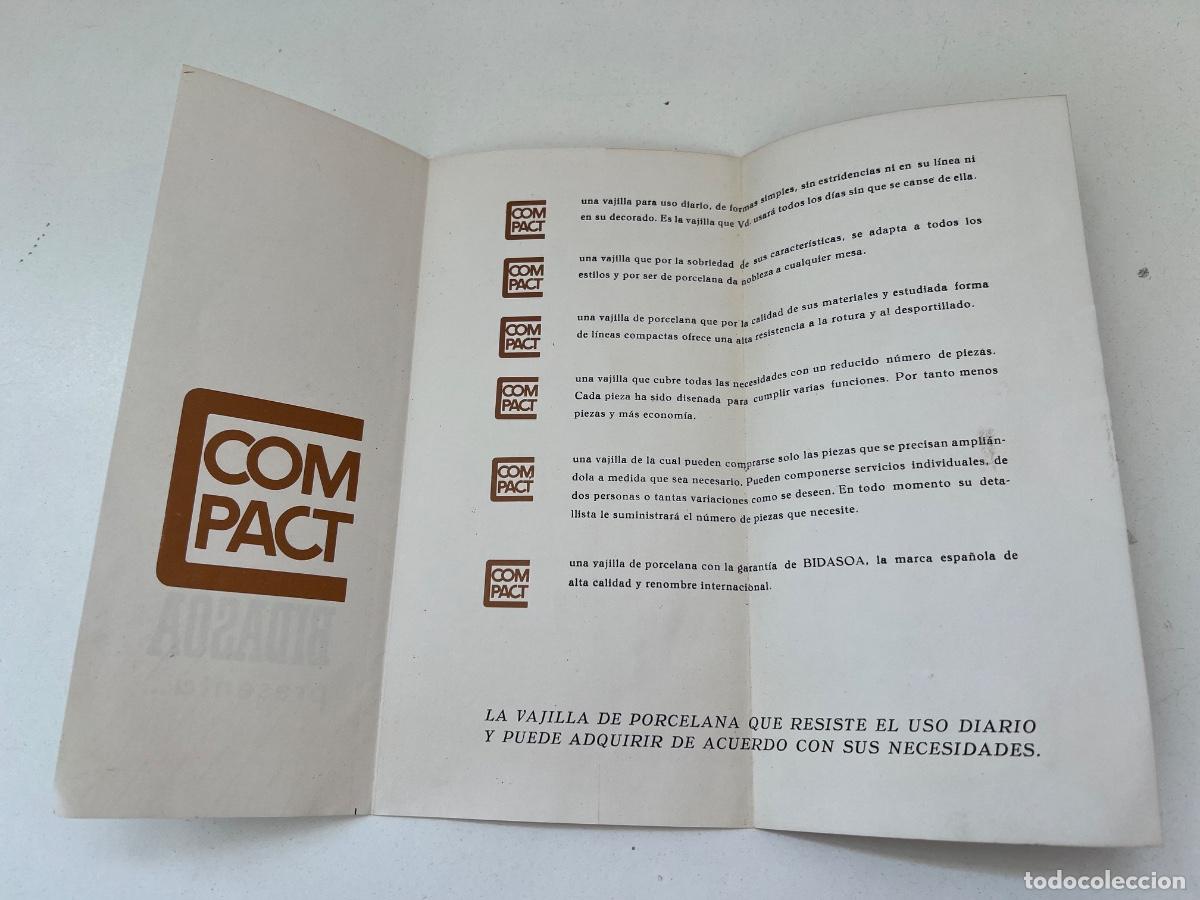 Cat&aacute;logos publicitarios: VAJILLA BIDASOA CATALOGO ORIGINAL - Foto 2
