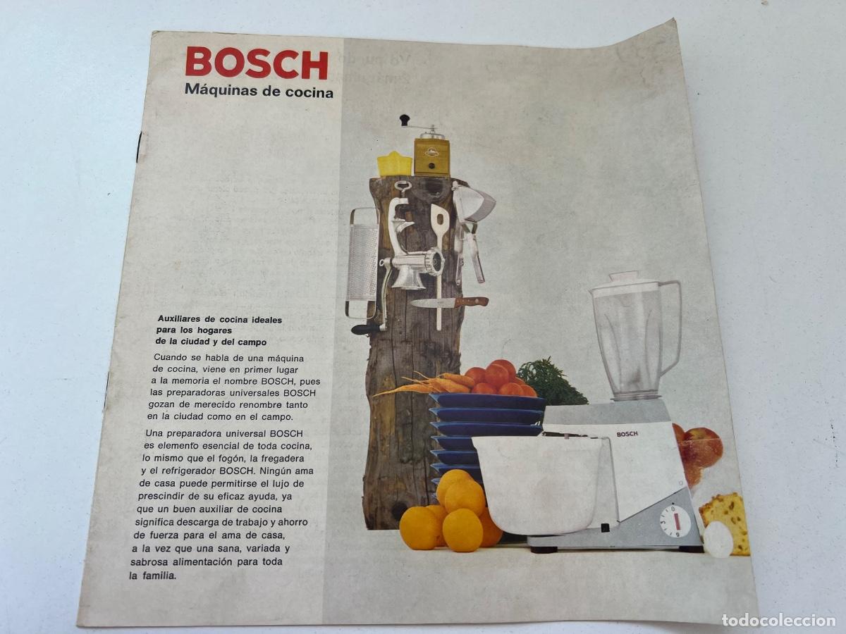 Advertising Catalogs: BOSCH MAQUINAS DE COCINA CATALOGO ORIGINAL