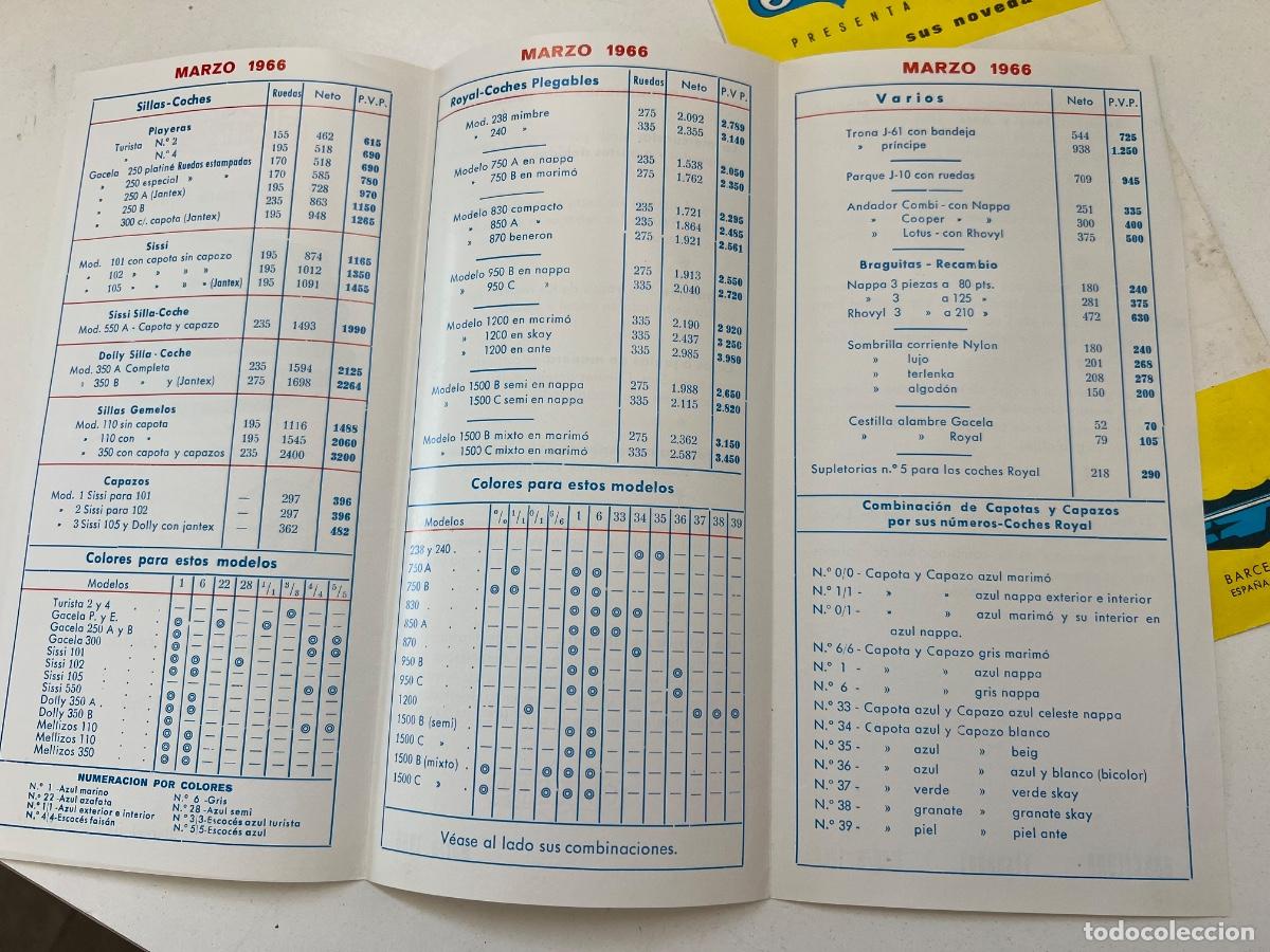 Cat&aacute;logos publicitarios: JAN&Eacute; COCHES DE BEBE 1966 CATALOGO ORIGINAL - Foto 2