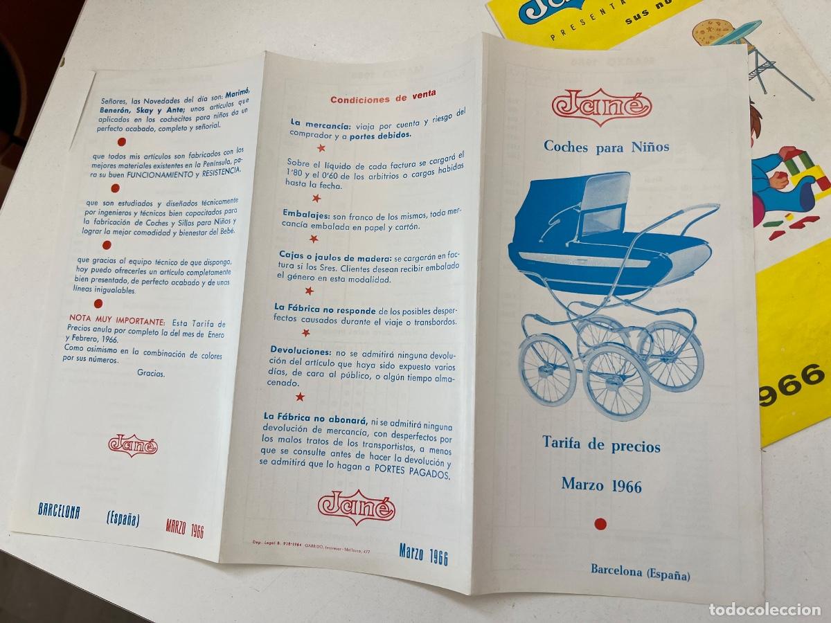 Cat&aacute;logos publicitarios: JAN&Eacute; COCHES DE BEBE 1966 CATALOGO ORIGINAL - Foto 3